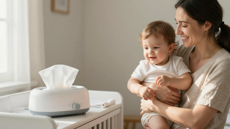 Why Moms Are Talking About a Wipes Warmer
