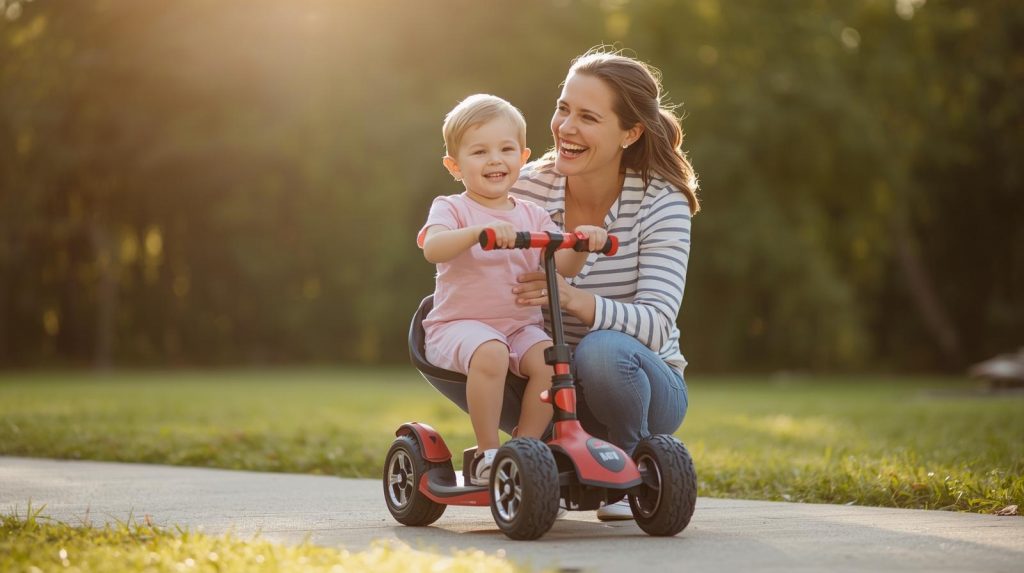 childrens scooter with big wheels