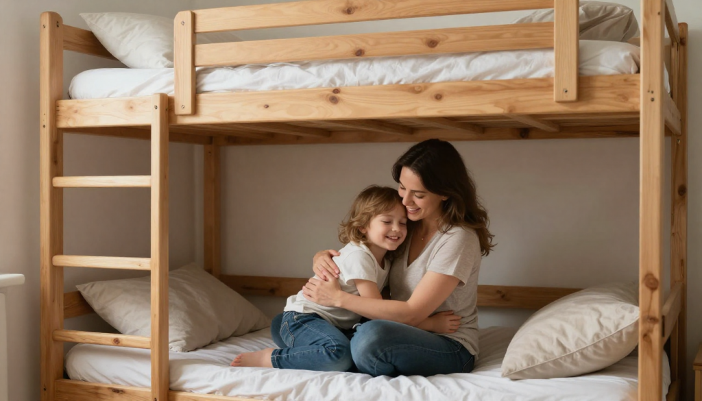 low bunk beds