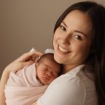 arms up swaddle newborn