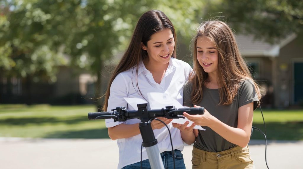 electric scooter teenager