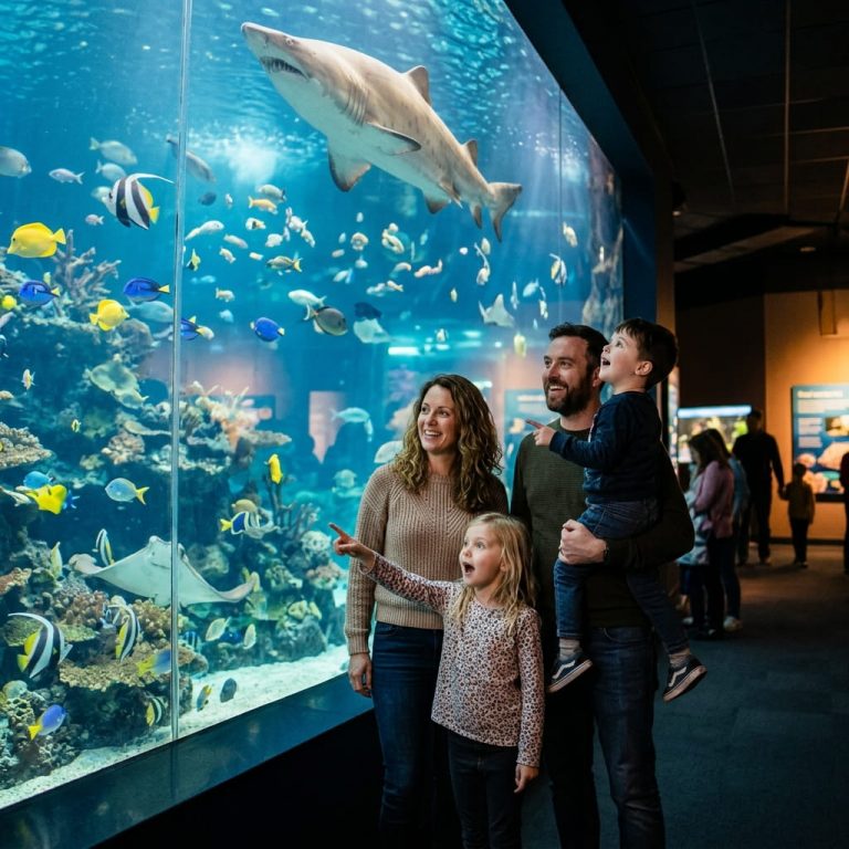 John G. Shedd Aquarium Chicago family visit